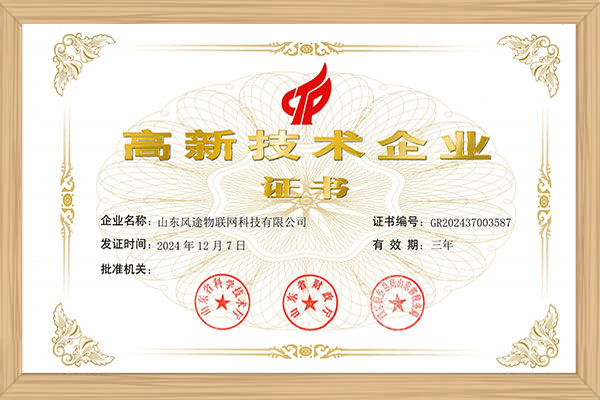 山东高新技术产业证书