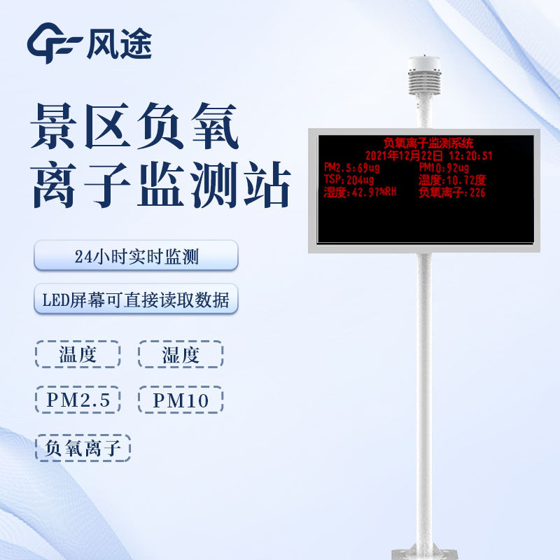 负氧离子在线监测仪：从参数监测到远程管理，多场景适配的监测设备